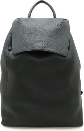 Loewe Black Brown Leather Backpack (Pre-Owned)