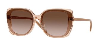 Vogue Eyewear VO5684SD Asian Fit 318113 Womens Sunglasses Brown Size 65