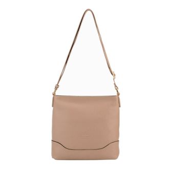 Pourchet Tassen, Dames, Beige, ONE Size, Leer, 110 Magnet Crossbody Tas