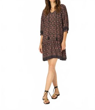 Natalie Martin Stevie Dress In Fleur De Black