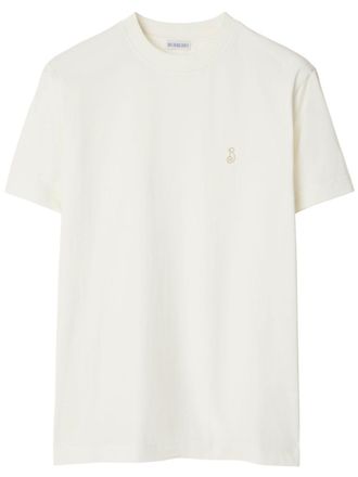 Burberry T-shirt in cotone - Bianco