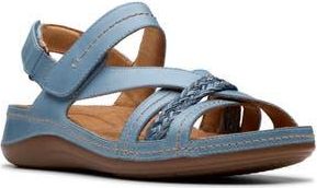 Clarks Cecily Strap Sandal in Blue Combi at Nordstrom Rack, Size 5.5