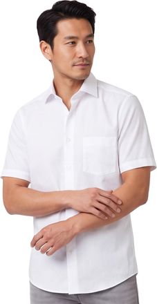 Venti Strijkvrij overhemd Venti comfort fit wit met borstzak