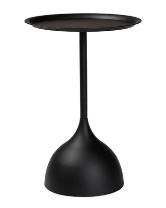 Baxton Studio Webb Metal Pedestal Side Table