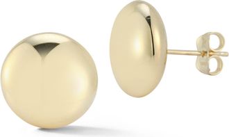 Ember Fine Jewelry 14K Gold Button Studs