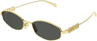 Gucci Sunglasses, female, Yellow, 55 MM, Panthos Sunglasses