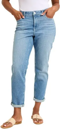 Tommy Bahama Slim Crop Boyfriend Jeans in Soft Surf Wash at Nordstrom, Size 10