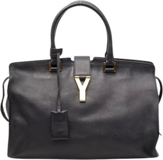 Saint Laurent Pre-owned Handbags, female, Black, Size: ONE SIZE Pre-owned Vintage Handbag