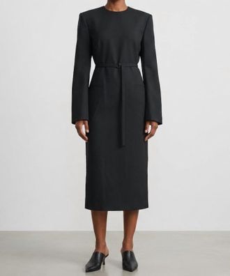 Christian Wijnants Dina Long Sleeve Dress In Black