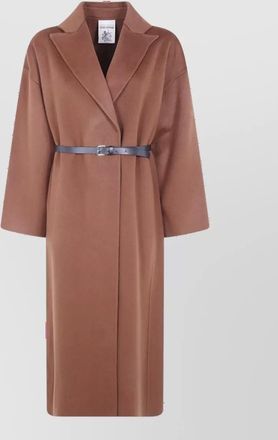 Semicouture double wool long coat