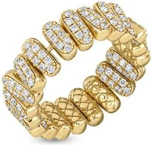 Bony Levy 18K Gold Florentine Diamond Reversible Statement Ring in 18K Yellow Gold/diamond at Nordstrom, Size 5.5