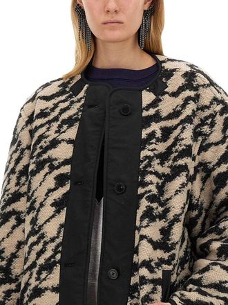 Isabel Marant Reversible Virgin Wool Blend Jacket - Multicolor
