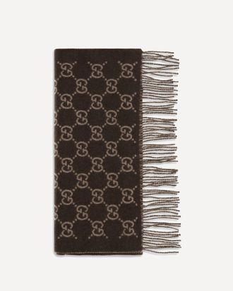 Gucci GG cashmere Scarf Male UNI