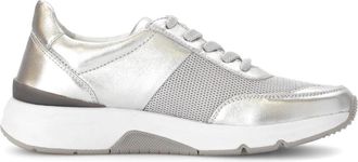 Gabor Sneaker Low - Dames - Sneakers - Grijs - 38 1/2 EU - Leer - Schoenen