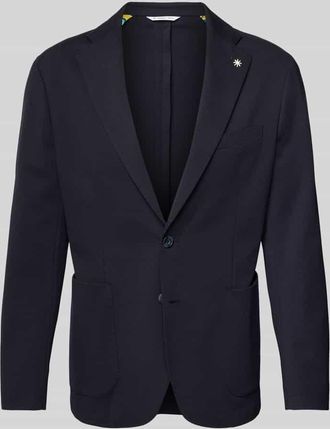 Manuel Ritz Sakko mit aufgesetzten Taschen in Marine, Gr&ouml;&szlig;e 48