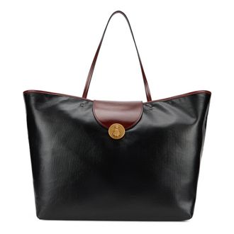 Versace Tote Bags, female, Black, Size: ONE SIZE Tote bag with thin handles