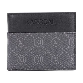 Kaporal Polly Wallet - Heren - Portefeuilles - Zwart - ONE Size - Polyester - Accessoires