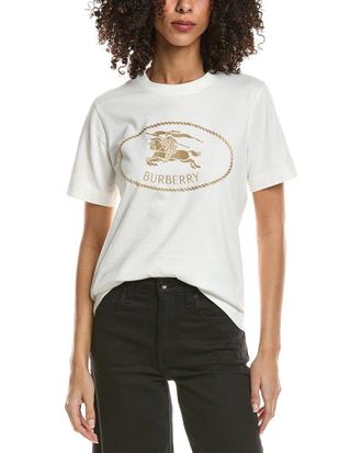 Burberry Logo Embroidered T-Shirt