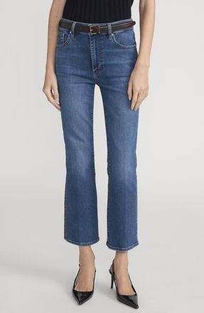 Frame Denim The Reboot High Waist Crop Flare Jeans in Foxley at Nordstrom, Size 28