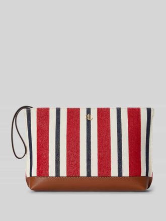 Lauren Ralph Lauren Kosmetiktasche aus Segeltuch in Rot, Gr&ouml;&szlig;e 1
