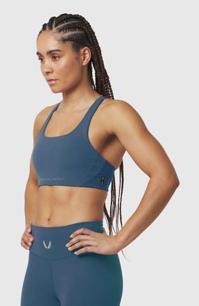 ASRV Lycra Hybrid Sports Bra in Storm at Nordstrom, Size X-Small