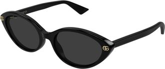 Gucci Gg 2110S Zonnebrillen - Dames - Zonnebrillen - Zwart - 54 MM - Accessoires