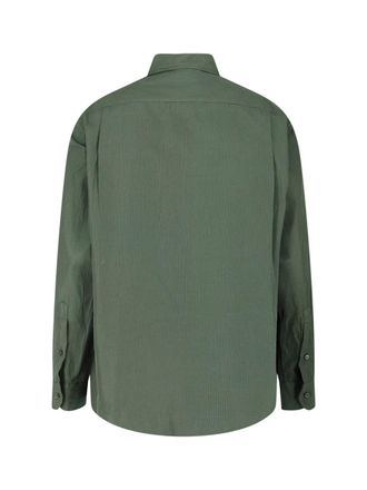 Kaptain Sunshine Mens Shirts Green Cotton