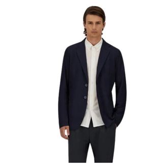 Herno Heren, Jassen, Blauw, Maat: 2XL Polyamide