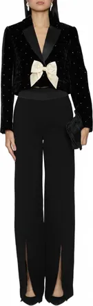LoveShackFancy Orlisa Jacket In Black