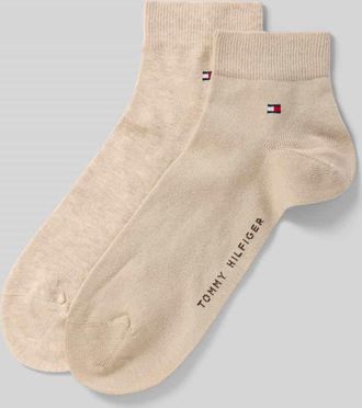 Tommy Hilfiger Socken aus Baumwoll-Mix im 2er-Pack in Sand, Gr&ouml;&szlig;e 39-42