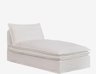 Sklum Sklum - M&oacute;dulo Chaise Longue Para Sof&aacute; Modular En Lino Y Algod&oacute;n Grace