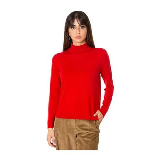 Max Mara Ofridi Turtleneck - Dames - Truien - Rood - Maat: M Zijde
