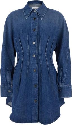 Givenchy Shirt Dresses, female, Blue, Size: XS Shirt Dress