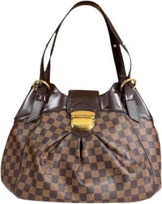 Louis Vuitton Pre-owned Vintage Damier Schoudertas - Dames - Vintage Handtas - Bruin - ONE Size - Vintage