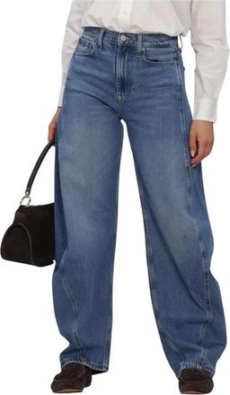 Tommy Jeans Ella High Rise Barrel Jeans - Dames - Loose Fit Jeans - Blauw - W30 L32 - Katoen - Jeans
