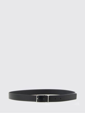 Tom Ford Calfskin Leather Belt with T Logo Buckle
