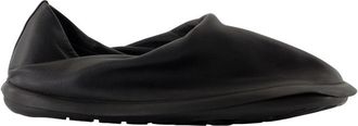 Camper Zwarte Leren Sneakers met Messing Details - Heren - Loafers - Zwart - 40 EU - Leer - Schoenen
