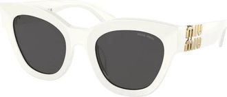 Miu Miu Grey Cat Eye Ladies Sunglasses MU 01YS 1425S0 51