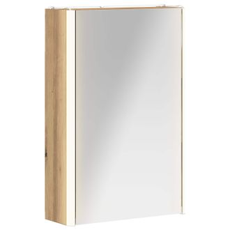 vidaXL Armario Con Espejo De Ba&ntilde;o Roble Artesanal 33 X 11,5 X 50 Cm Vidaxl