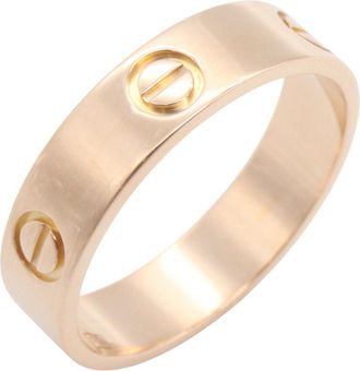 Cartier Gold Pink Gold (18K) Band Ring (Pre-Owned)
