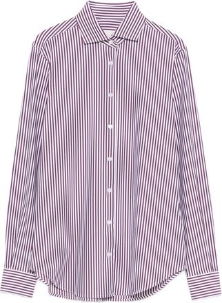 Xacus Gestreept overhemd - Wit