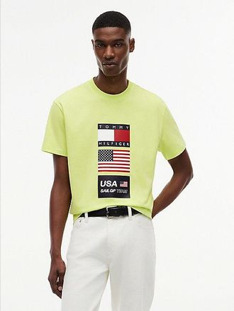 Tommy Hilfiger Camiseta Tommy x U.S. Sail GP Team con logo
