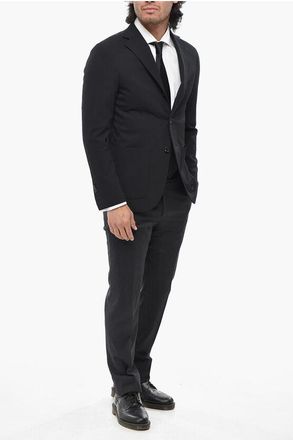 Corneliani Virgin Wool Suit with Classic Lapel size 48