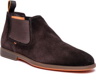 Santoni Regal Chelsea Boot in Dark Brown at Nordstrom Rack, Size 10.5