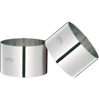 K&uuml;chenprofi Cooking Ring Molds, 4 Piece Set, 3-Inch, Stainless in Silver at Nordstrom