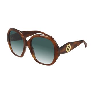 Gucci Accessoires, Dames, Bruin, ONE Size, Zonnebrillen