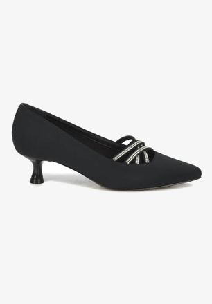 Drew Womens Bonnie Pump In Black Micro