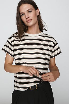 Rag & Bone Kelly 100% Cotton Boxy Tee