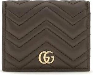 Gucci Matelass&eacute; Marmont Wallet - Accessories - Mujer - Marr&oacute;n - ONE SIZE
