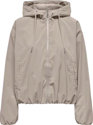 Only Outdoorjacke ONLY ONLCAMILLE SHORT JACKET CC OTW, Damen, Gr. XL, string, Web, Obermaterial: 100% Polyester, unifarben, normal, elastischer Bund, Jacke